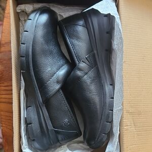 Nurse Mates Libbey Black Loafers Slip-Ons Shoes Size 9W